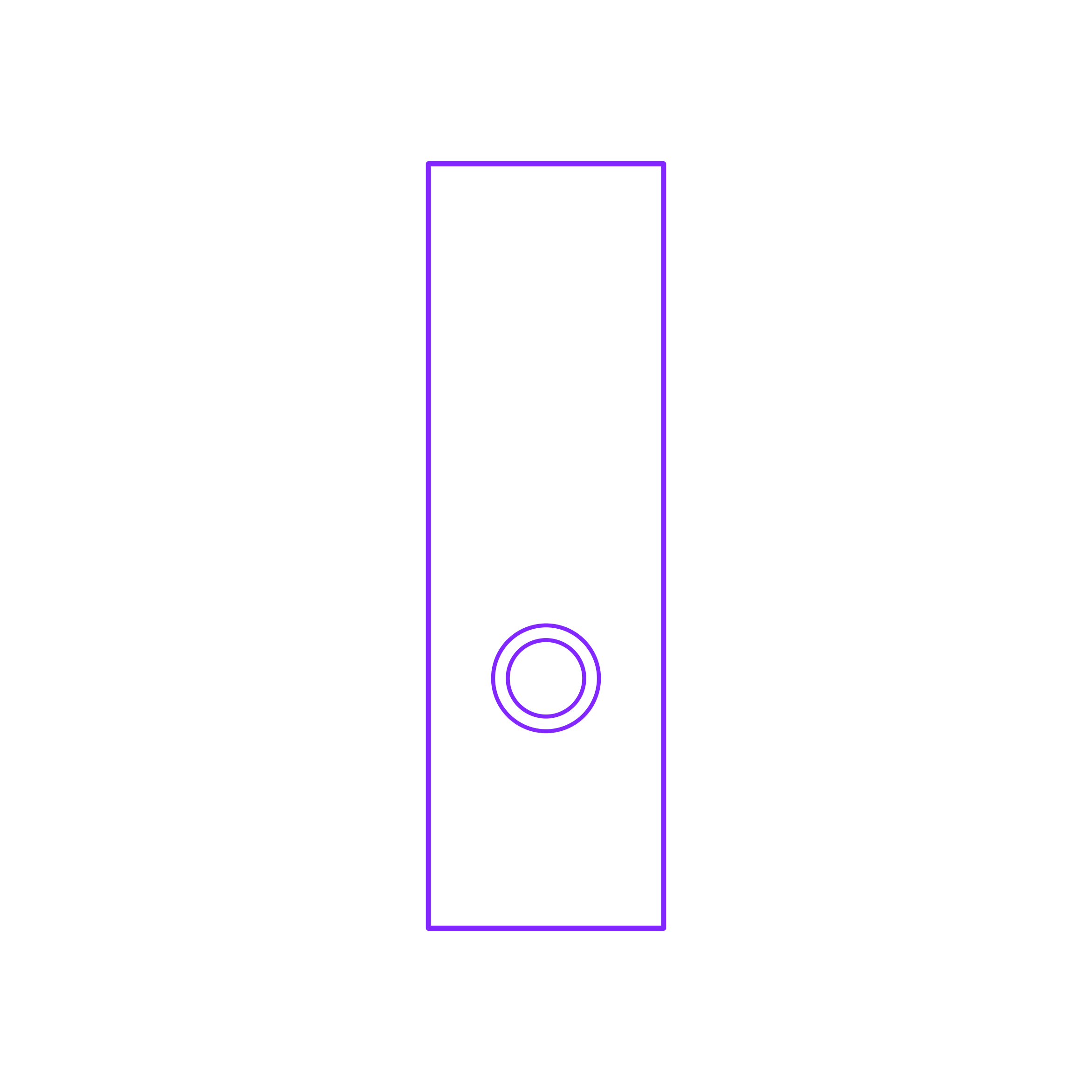 Buildings Door Bells Modern Doorbell Rectangular Slim Vinyl Cutting Svg File Free Vectors